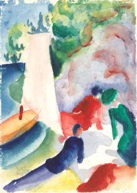 Picnic On The Beach (Picnic After Sailing), 1913