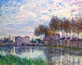 Moret au Coucher Du Soleil, Octobre