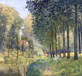 Le Repos au Bord Du Ruisseau. Lisière de Bois