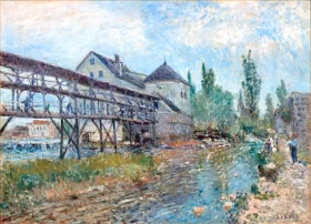 Watermill near Moret