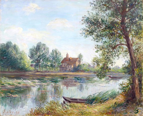 Banks of the Loing at Saint Mammes 1892