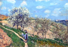 Landscape (Spring at Bougival) 1873
