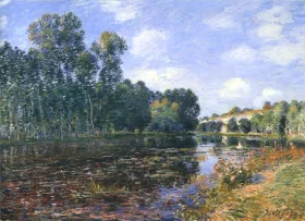 Placeholder-VVG0546 Bend in the River Loing in Summer 1880