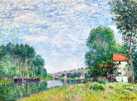 Nympheas at Giverny Les Bords Du Loing à Moret 1886
