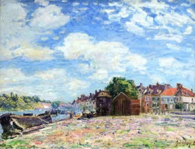 The Loing at Saint-Mammès 1885