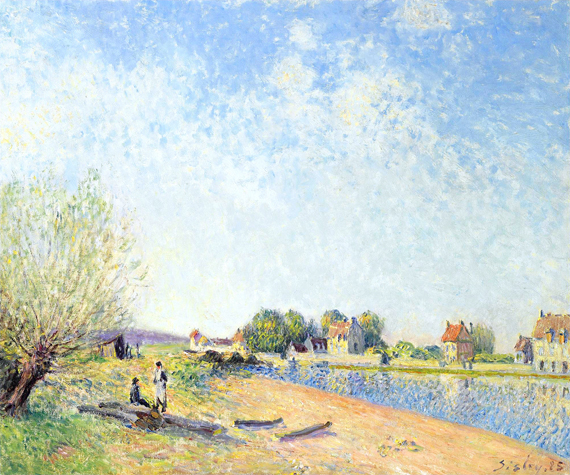 Le Canal Du Loing à Saint Mammès