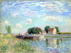 The Canal at Saint-Mammès 1885