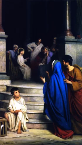 Les boules de neige The Twelve Year Old Jesus In The Temple