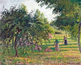 Pommiers et Faneuses, Eragny 1895