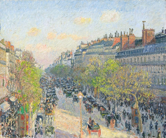 Boulevard Montmartre, Twilight 1897