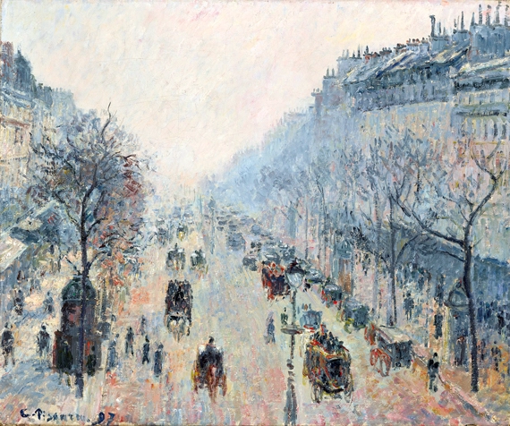 Le Boulevard Montmartre, Brume du Matin 1897