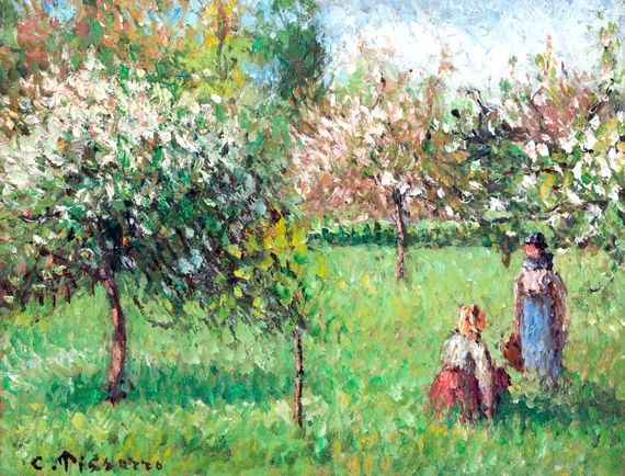 Pommiers En Fleurs, Eragny 1900