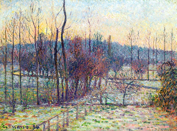 Neige, Soleil Couchant, Eragny 1894