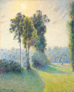 Landscape at Saint-Charles, Near Gisors, Sunset 1891