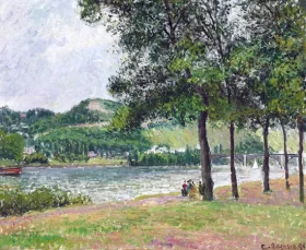 Le Cours-La-Reine à Rouen, Temps Gris 1898