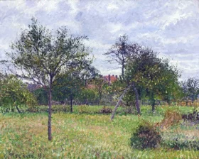 Autumn, Morning, Cloudy, Eragny 1900
