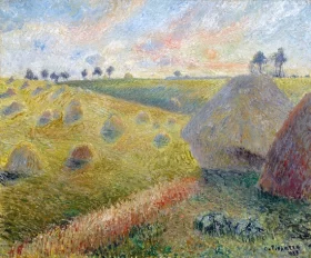 Paysage avec Meules, Osny, 1883