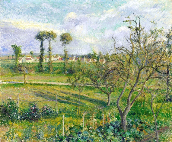 Soleil Couchant au Valhermeil, Auvers-Sur-Oise 1880