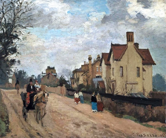 Straße in Upper Norwood 1871