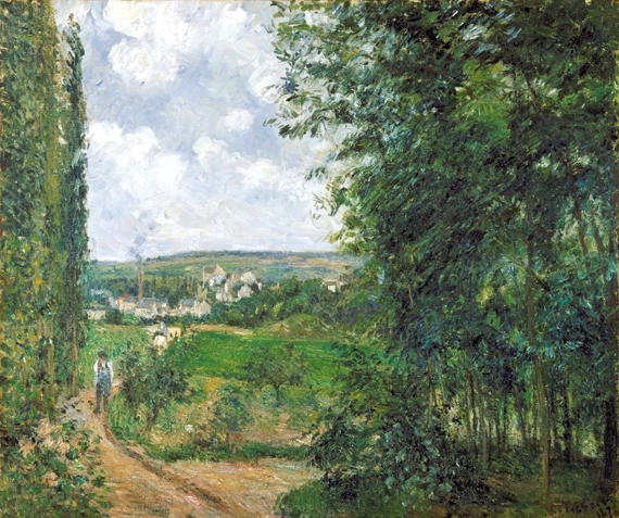 View From the Gratte-Coqs Hill, Pontoise 1878