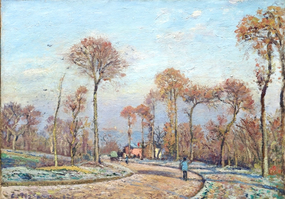 The Road To Versailles, Louveciennes- Morning Frost 1871
