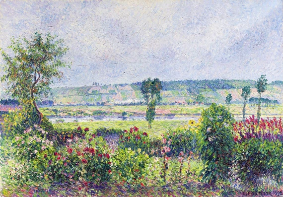 La ValléE de La Seine aux Damps, Jardin D'Octave Mirbeau 1892