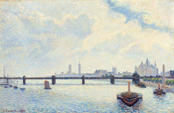 Charing Cross Bridge, London 1890