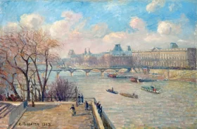 The Louvre From the Pont Neuf 1902