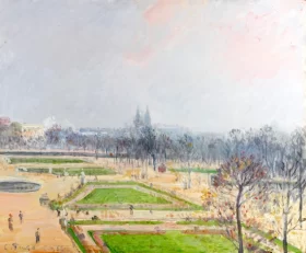 Le Jardin des Tuileries, Brume 1900