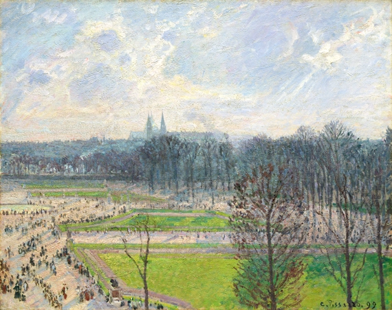 The Garden of the Tuileries on a Winter afternoon 1899
