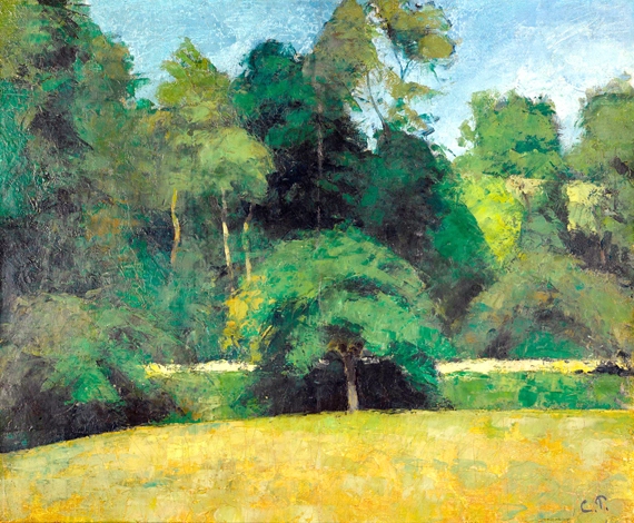Le Fond de Saint-Antoine à Pontoise 1873 으로 까미유 피사로, 캔버스에 유화 재현 Le Fond de Saint-Antoine à Pontoise 1873
