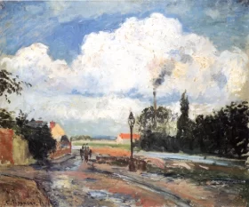The Quai du Pothuis at Pontoise after Rain 1876