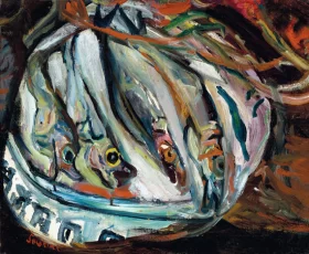 Tea Roses for Two Nature morte aux poissons 1921