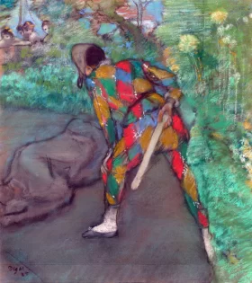 Portrait of an Englishwoman Harlequin 1885