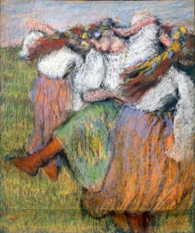 Tête de femme Russian Dancers 1899
