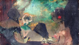 Tête de Jeune Femme The Loge 1883