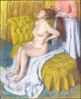 Woman Having her Hair Combed 1885