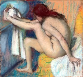 Woman Drying her Foot