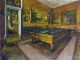 Billiard Room at Ménil-Hubert 1892