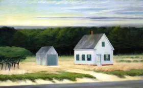 Girl in a Green Blouse 1917 October on Cape Cod