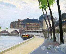 Le Quai Des Grands Augustins with Tree 1907