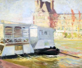 Le Louvre Et La Seine 1907