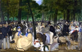 Music in the Tuileries 1862