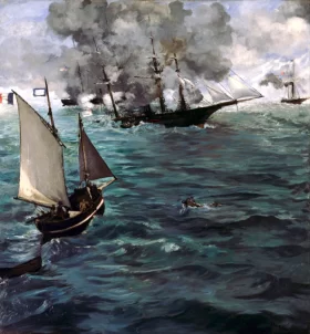 The Battle of the U.S.S. "Kearsarge" and the C.S.S. "Alabama" 1864
