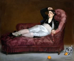 Reclining Young Woman in Spanish Costume