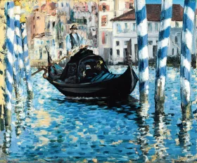 The grand canal of Venice (Blue Venice) 1874