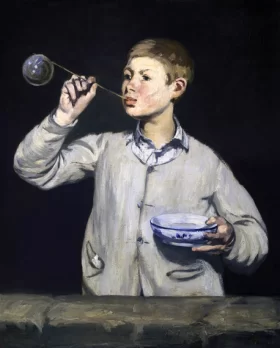 Boy Blowing Bubbles 1867