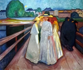 Adoration of Christ with Saint John Ladies On The Bridge