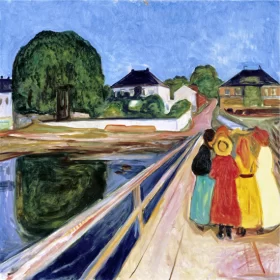 The Virgin and Child Girls On The Bridge