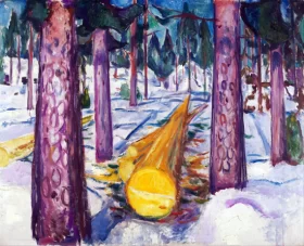 Madonna and Child with Five Angels The Yellow Log